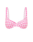 BLUSH GINGHAM BALCONETTE BRA