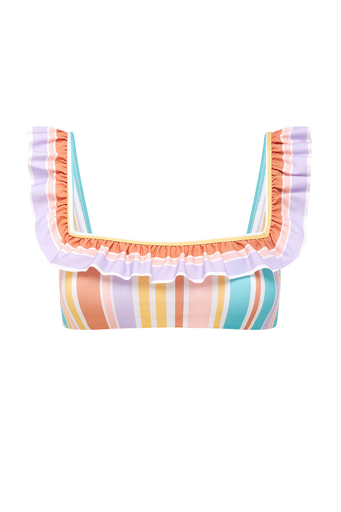 BONBON STRIPE FLOUNCE BRA