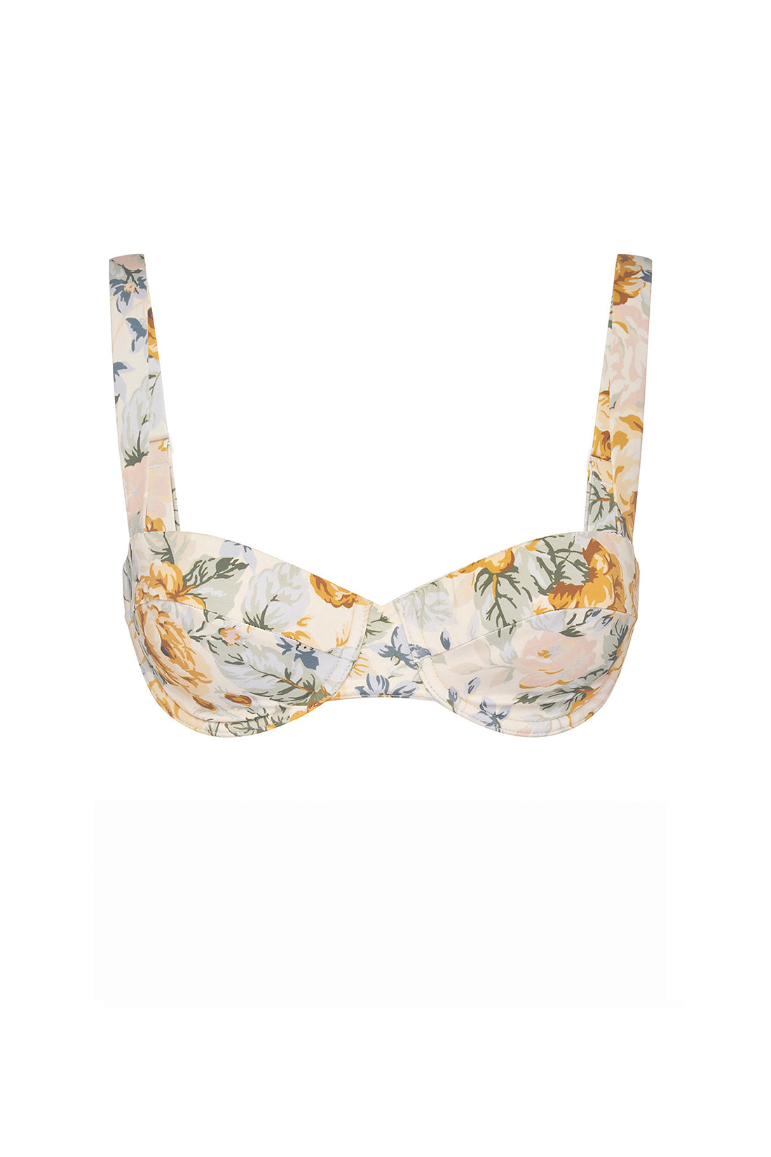CITRUS FLORAL BALCONETTE BRA - FINAL SALE