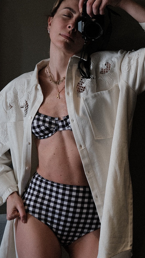 CLASSIC GINGHAM BALCONETTE BRA