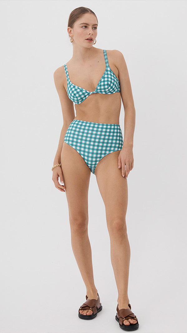 FOREST GINGHAM CLASSIC BRA