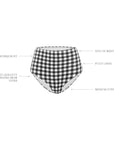 CLASSIC GINGHAM HIGH WAISTED PANT