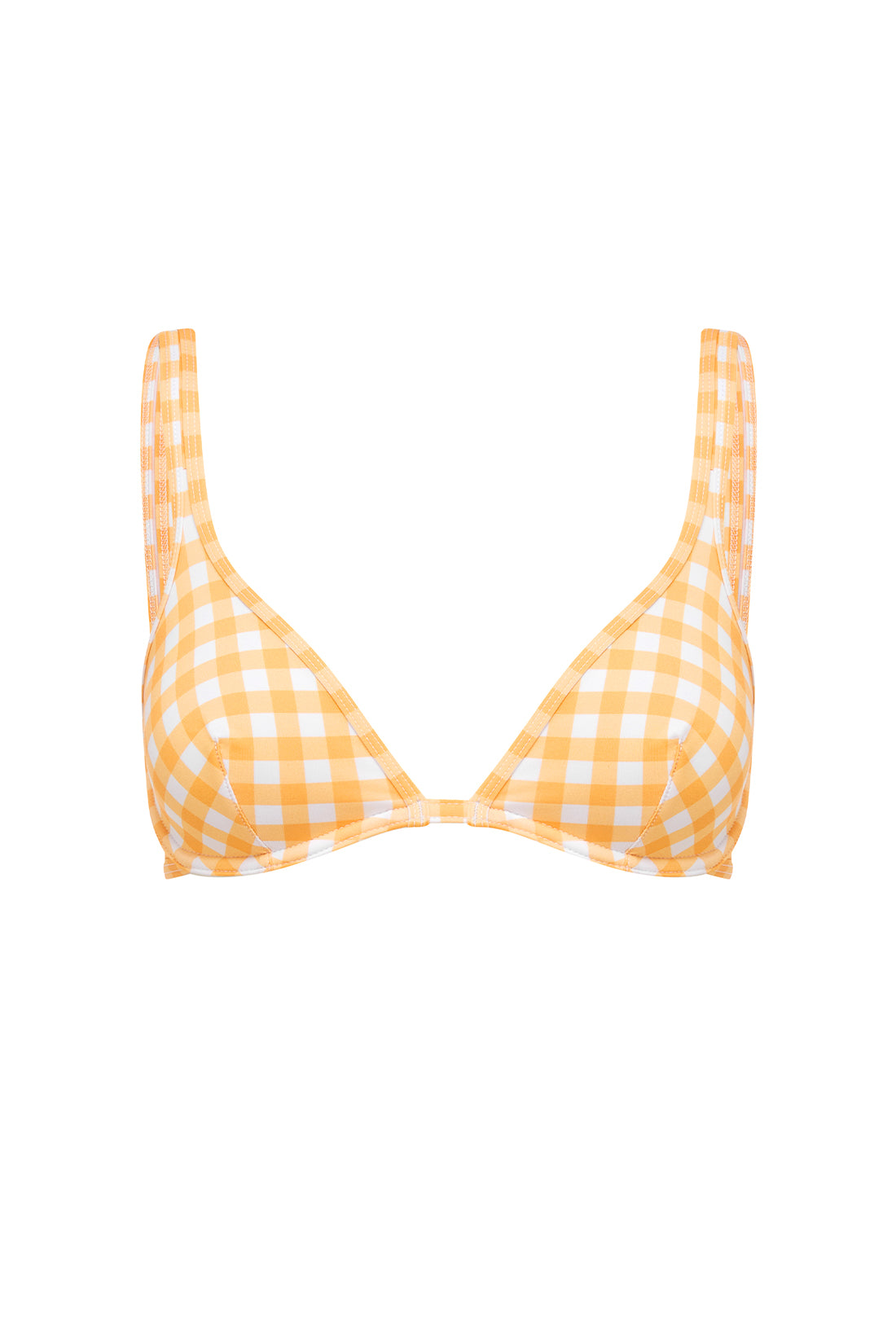MARIGOLD GINGHAM CLASSIC BRA