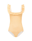 MARIGOLD GINGHAM FLOUNCE ONE PIECE
