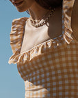 MARIGOLD GINGHAM FLOUNCE ONE PIECE
