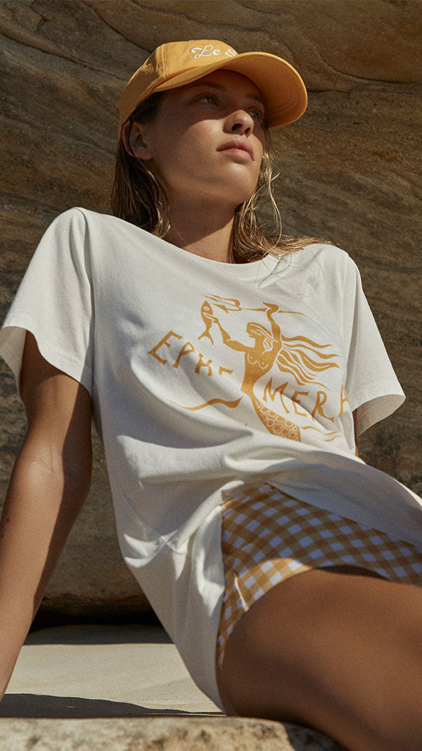 BIKINI + TEE + CAP