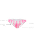 BLUSH GINGHAM MINI PANT