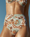 PAISLEY HIGH WAISTED PANT