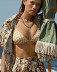 MARIGOLD GINGHAM CLASSIC BRA