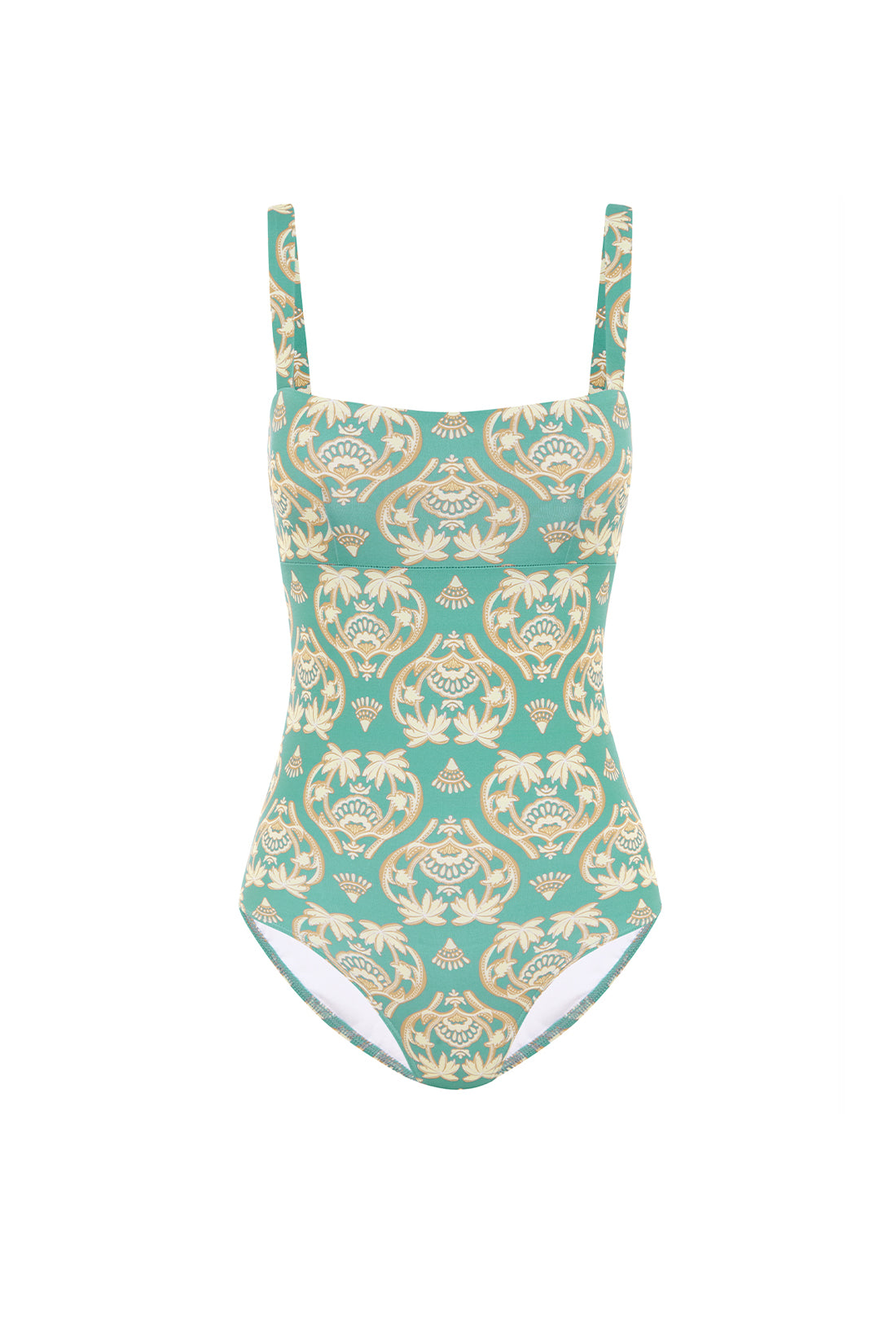 PALM BANDEAU ONE PIECE