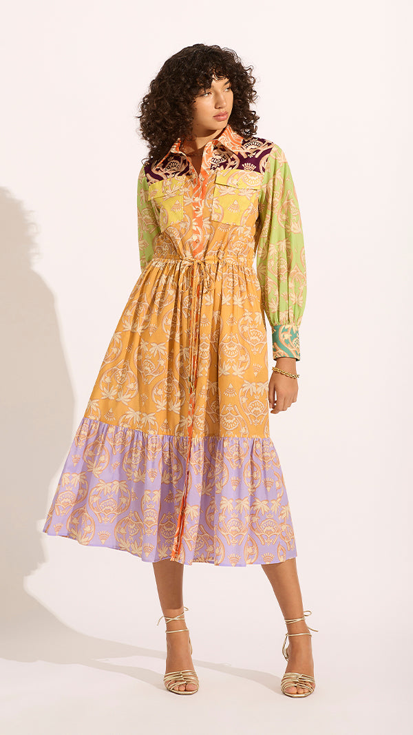 PALM SPLICED CAPRI MAXI