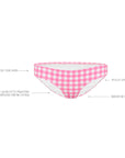 BLUSH GINGHAM CLASSIC PANT