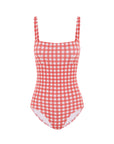 ROUGE GINGHAM BANDEAU ONE PIECE