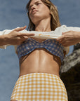 MARIGOLD GINGHAM HIGH WAISTED PANT