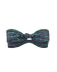 TARTAN TIE FRONT BANDEAU - FINAL SALE