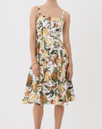 TROPICANA BUSTIER MIDI