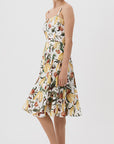 TROPICANA BUSTIER MIDI