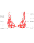 ROUGE GINGHAM CLASSIC BRA