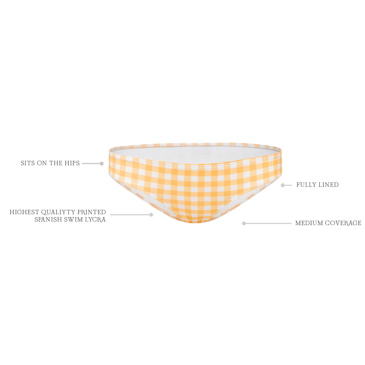 MARIGOLD GINGHAM CLASSIC PANT
