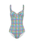 ATLANTIS GINGHAM BALCONETTE ONE PIECE