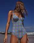 ATLANTIS GINGHAM BALCONETTE ONE PIECE