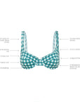 FOREST GINGHAM BALCONETTE BRA