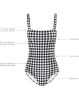 CLASSIC GINGHAM BANDEAU ONE PIECE