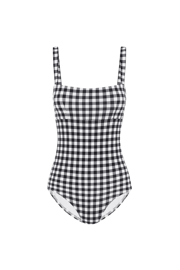 CLASSIC GINGHAM BANDEAU ONE PIECE