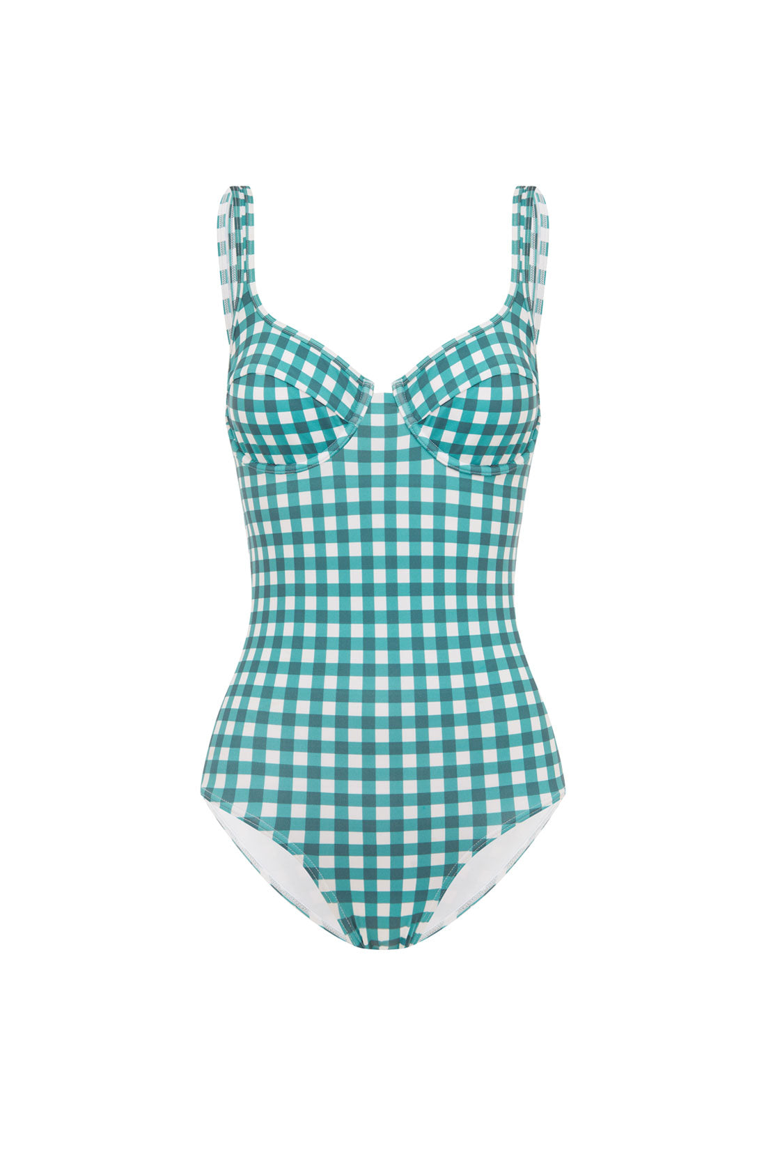 EPHEMERA Atlantis Gingham Balconette One Piece – Ephemera Resort
