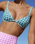 FOREST GINGHAM CLASSIC BRA