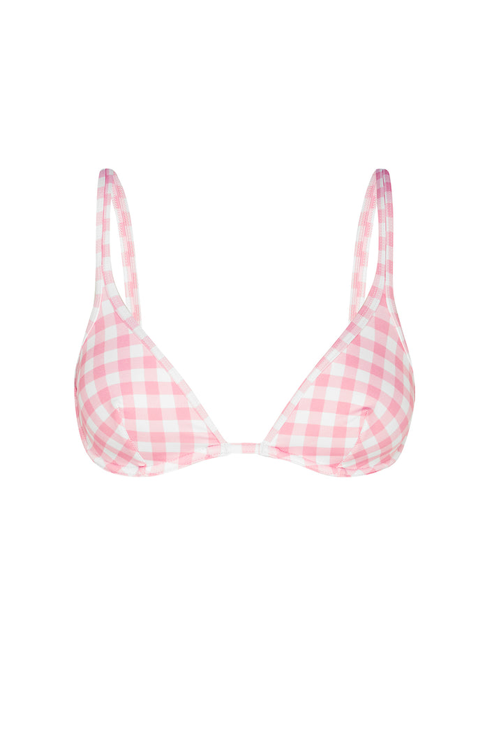 GERANIUM GINGHAM CLASSIC BRA