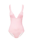 GERANIUM GINGHAM CLASSIC ONE PIECE