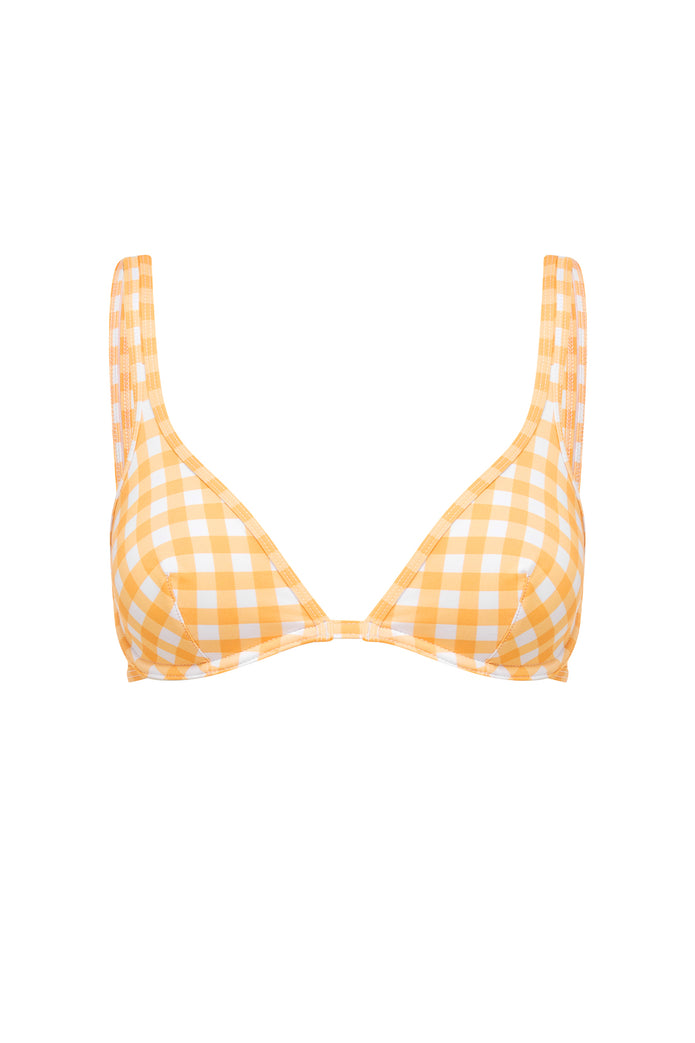 MARIGOLD GINGHAM CLASSIC BRA