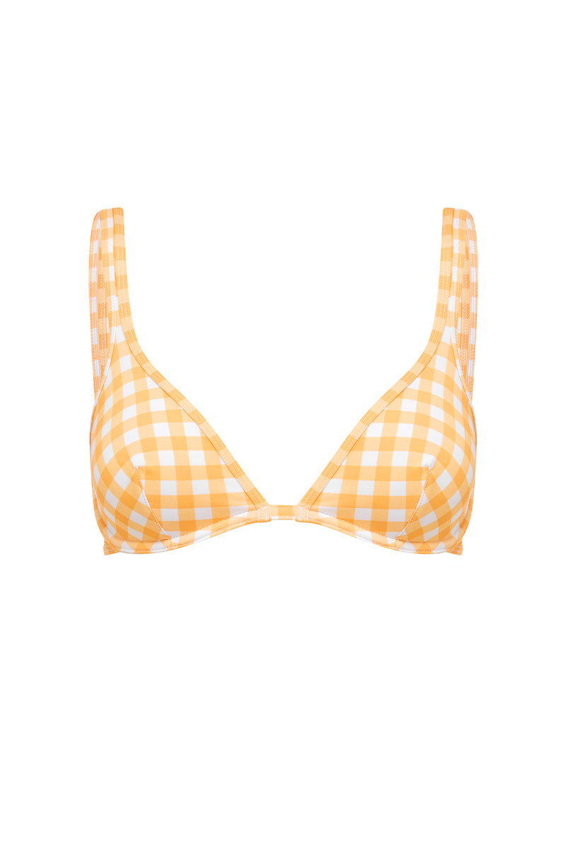 MARIGOLD GINGHAM CLASSIC BRA