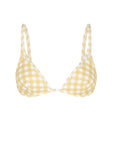 MUSTARD GINGHAM CLASSIC BRA