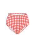 ROUGE GINGHAM HIGH WAISTED PANT