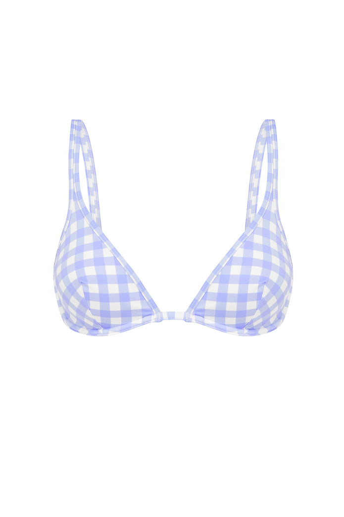 SKY GINGHAM CLASSIC BRA