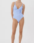 SKY GINGHAM CLASSIC ONE PIECE