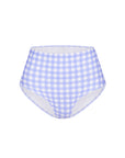 SKY GINGHAM HIGH WAISTED PANT