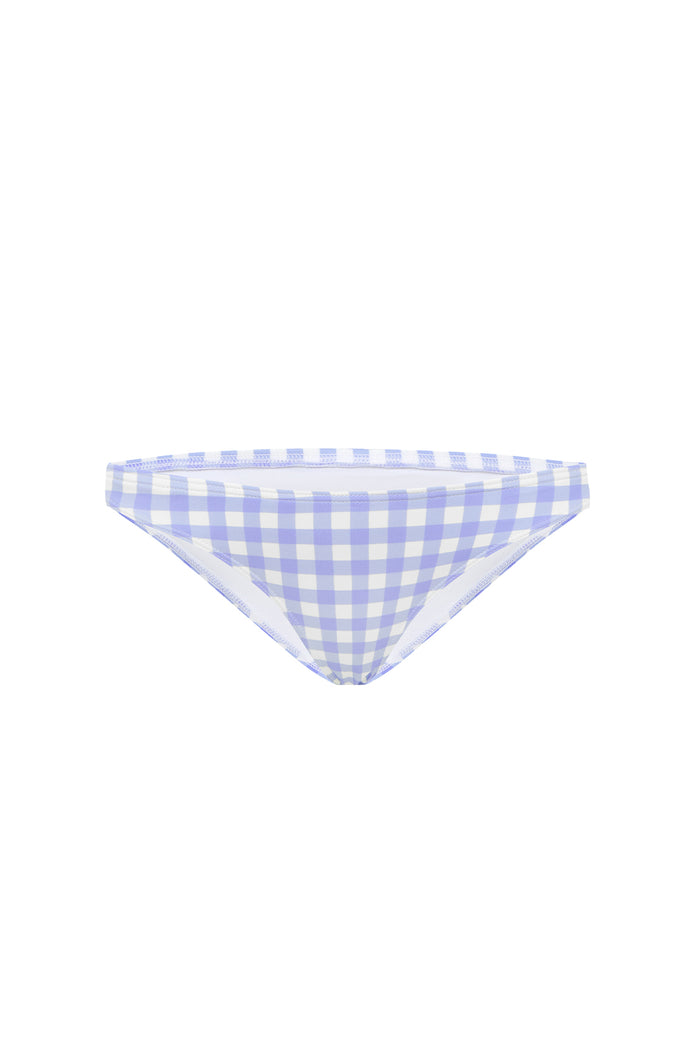 SKY GINGHAM MINI PANT