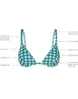 FOREST GINGHAM CLASSIC BRA